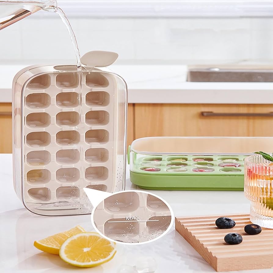 シリコン製アイスキューブトレイ コンパートメント 冷却飲料用 大 fzq0186-1.jpg